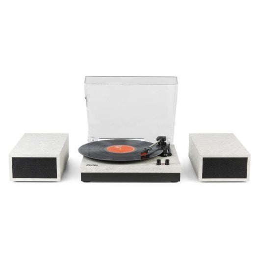 Tocadiscos Fenton RP165M 50W RMS Bluetooth Altavoces Integrados Mármol