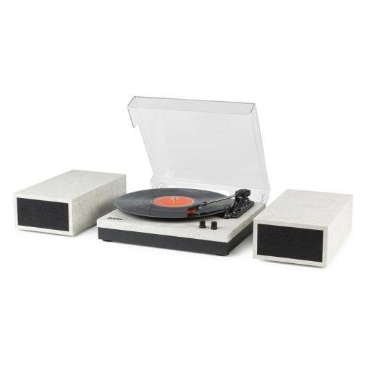 Tocadiscos Fenton RP165M 50W RMS Bluetooth Altavoces Integrados Mármol