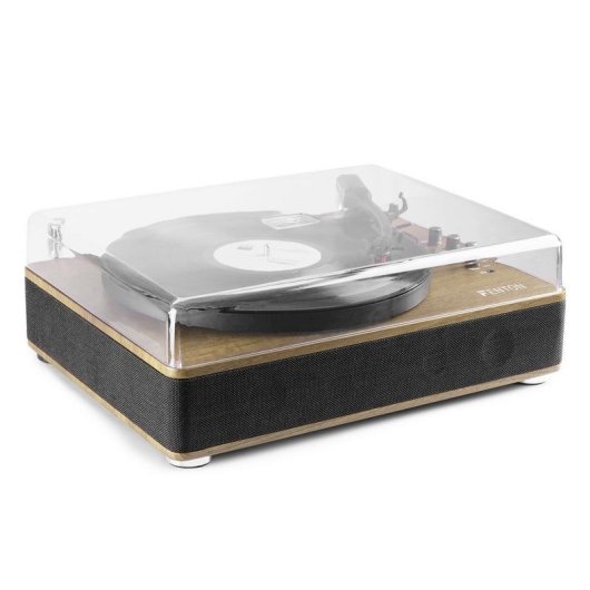 Tocadiscos Fenton RP162LW Bluetooth USB 3 Velocidades Grabador MP3