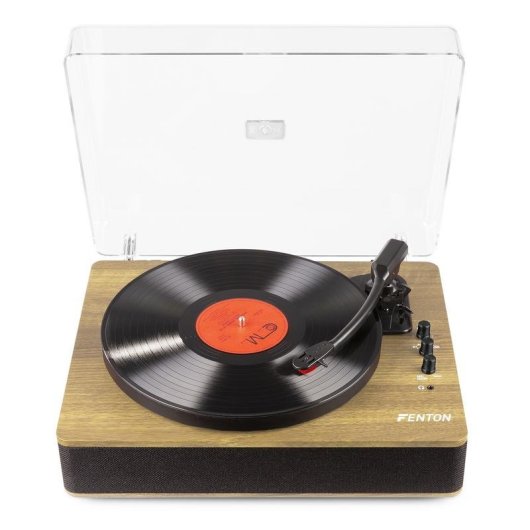 Tocadiscos Fenton RP162LW Bluetooth USB 3 Velocidades Grabador MP3