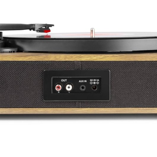 Tocadiscos Fenton RP162LW Bluetooth USB 3 Velocidades Grabador MP3