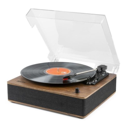 Tocadiscos Fenton RP161 50 W RMS Bluetooth tracción por correa madera