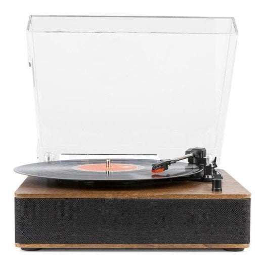 Tocadiscos Fenton RP161 50 W RMS Bluetooth tracción por correa madera
