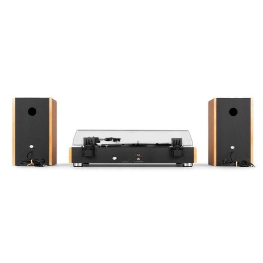 Tocadiscos Audizio RP335BB 80W RMS Bluetooth 5.3 USB MP3 madera bambú