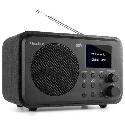 Radio portátil Audizio Milan 30W RMS DAB+ FM Bluetooth batería integrada