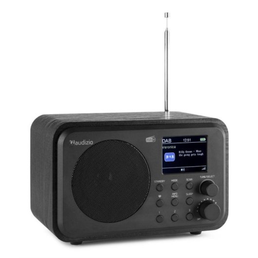 Radio portátil Audizio Milan 30W RMS DAB+ FM Bluetooth batería integrada