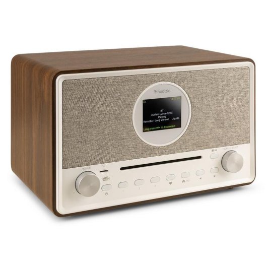 Radio Audizio Lucca 60W RMS Internet DAB+ FM Bluetooth 5.0 CD USB/SD