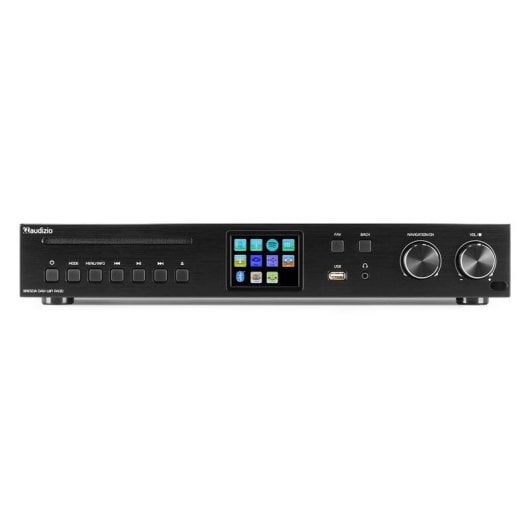 Radio Audizio Brescia 3,3W RMS Internet DAB+ FM Bluetooth CD Negro