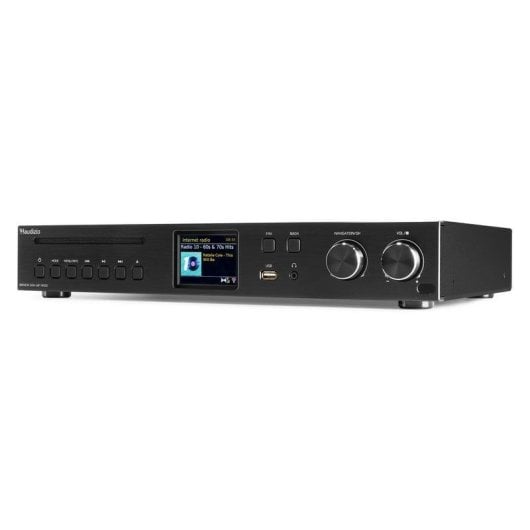 Radio Audizio Brescia 3,3W RMS Internet DAB+ FM Bluetooth CD Negro