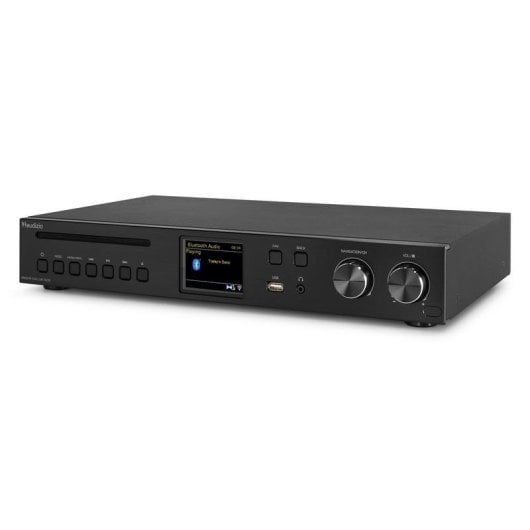 Radio Audizio Brescia 3,3W RMS Internet DAB+ FM Bluetooth CD Negro