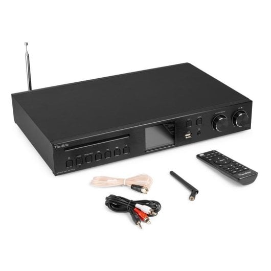 Radio Audizio Brescia 3,3W RMS Internet DAB+ FM Bluetooth CD Negro