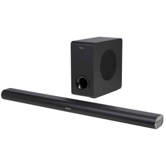 Barra de Sonido Audizio SB96S 2.1 180W Bluetooth 5.3 HDMI ARC Subwoofer Negra