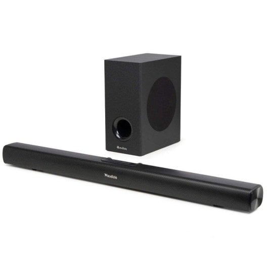 Barra de Sonido Audizio SB92WS 2.1 150W Bluetooth 5.3 HDMI ARC Negra