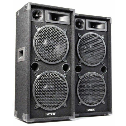 Altavoces pasivos Max MAX210 2000 W RMS 2x 10" Ideal Karaoke