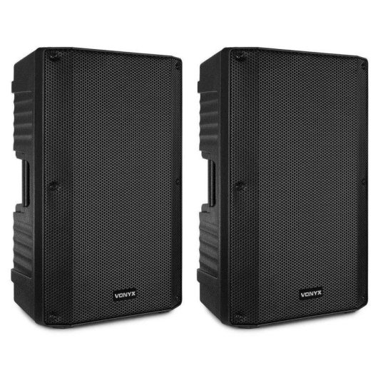Altavoces Vonyx VSA120S 400W RMS Bluetooth USB Micrófono Guitarra