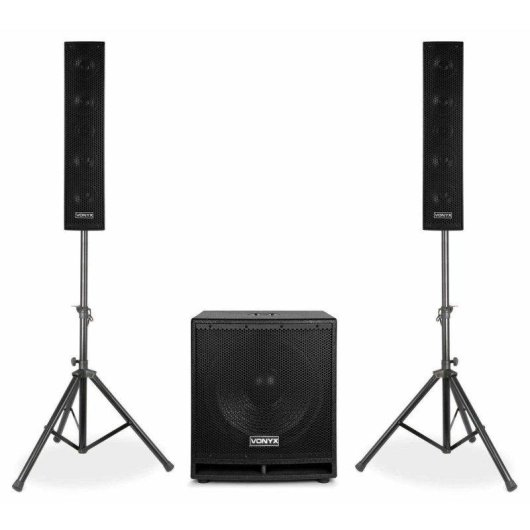 Sistema de megafonía Vonyx VX880BT 1000W RMS Bluetooth USB SD micrófono