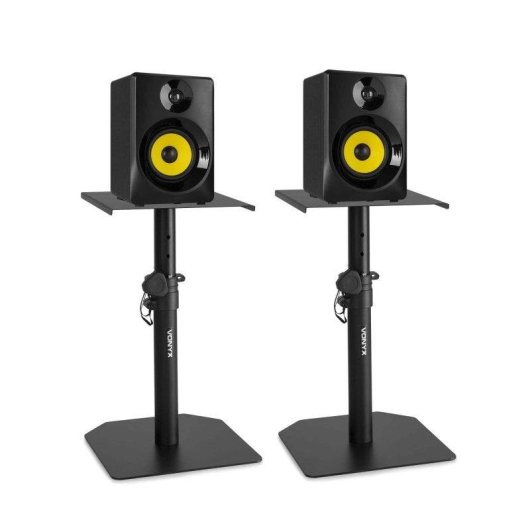 Monitores de estudio activos Vonyx SMN30B 60W RMS Controles graves/agudos Soportes SMS10