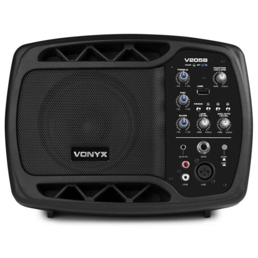 Monitor de escenario Vonyx V205B 80W Bluetooth USB reproductor mp3