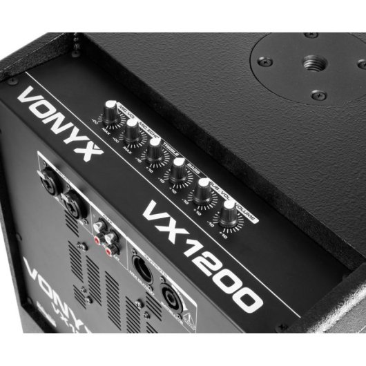 Sistema de megafonía Vonyx VX1200 750W RMS Alámbrico con subwoofer 12"