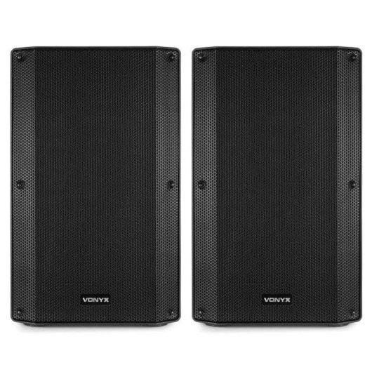 Altavoces pasivos Vonyx VSA15P 2000W RMS 15" ruedas asas resistentes