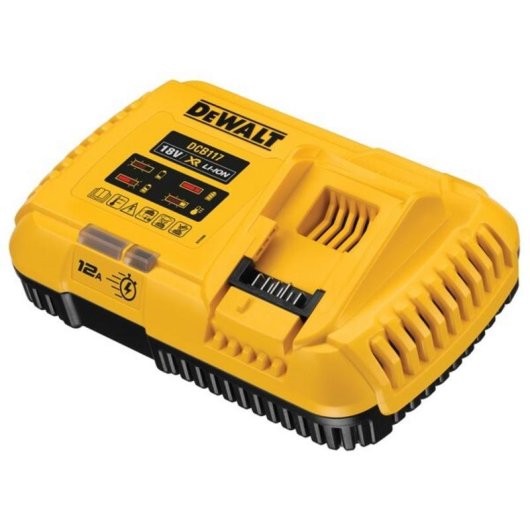 Carregador DeWALT DCB117-QW 18 V 12 A para baterias XR e XR FLEXVOLT