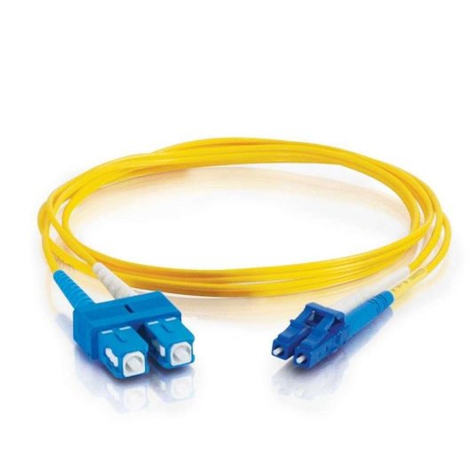 Cable de fibra óptica C2G 2 m LC a SC OFNR single-mode