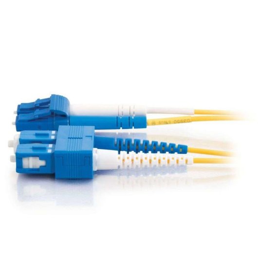 Cable de fibra óptica C2G 2 m LC a SC OFNR single-mode