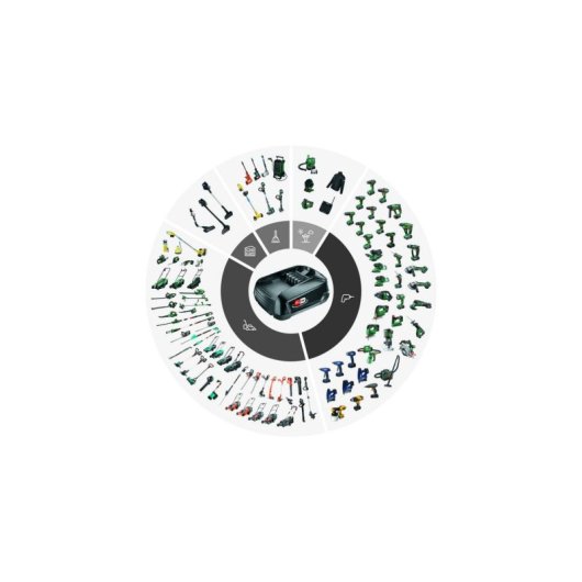 Cargador de batería Bosch 1 600 A03 607 14,4-18 V 4,4 A Negro