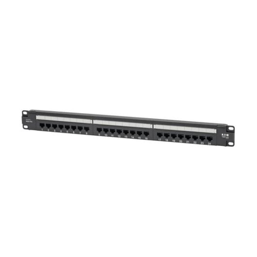 Panel de Conexiones EATON N252-P24 24 Puertos Cat6 PoE+ 1U Rack
