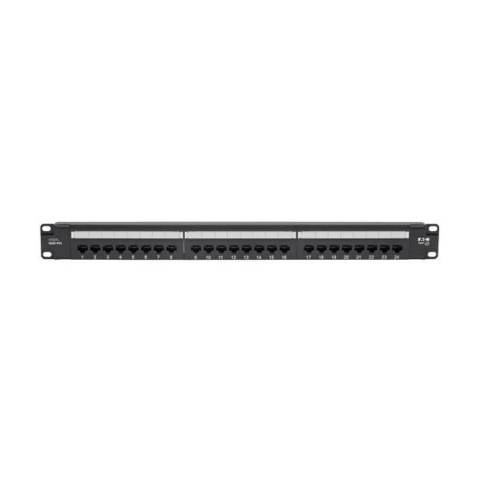 Panel de Conexiones EATON N252-P24 24 Puertos Cat6 PoE+ 1U Rack
