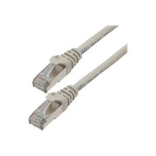 Cable réseau MCL Cat6 F/UTP 0,3 m gris avec connecteurs RJ-45
