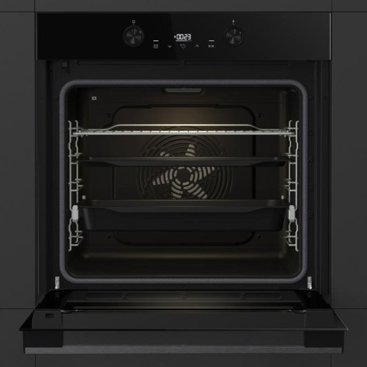 Horno Multifunción Hisense BI64223EPBG 78L 60cm Pirolítico A++ AirFryer Pizza Negro
