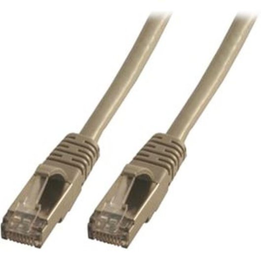 Cable de red MCL Cat6a F/UTP 0,5 m RJ-45 a RJ-45 Gris