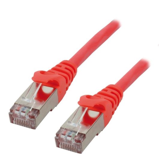 Cable de red MCL RJ45 Cat6 0,5 m Rojo F/UTP