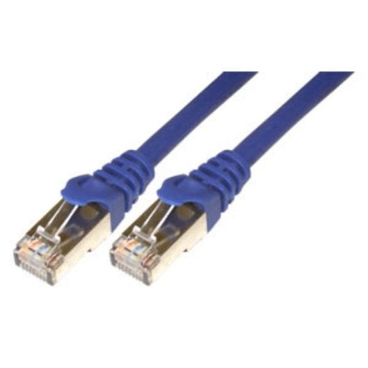 Cable de red MCL RJ45 Cat6 0,5 m Azul blindado F/UTP