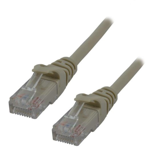 Cavo di rete MCL RJ45 Cat6a U/UTP 1 m Grigio