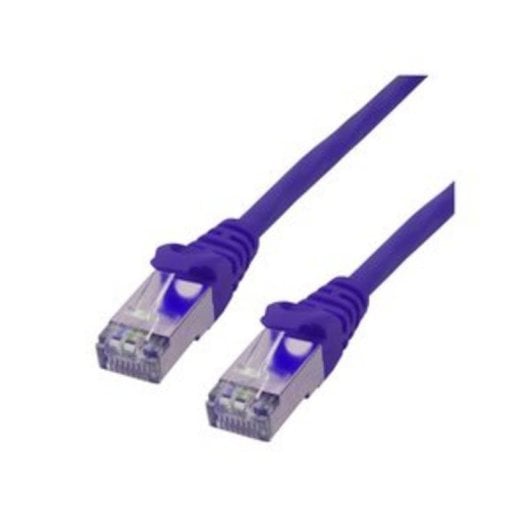 Cable de red MCL Cat6 5 m púrpura F/UTP RJ-45