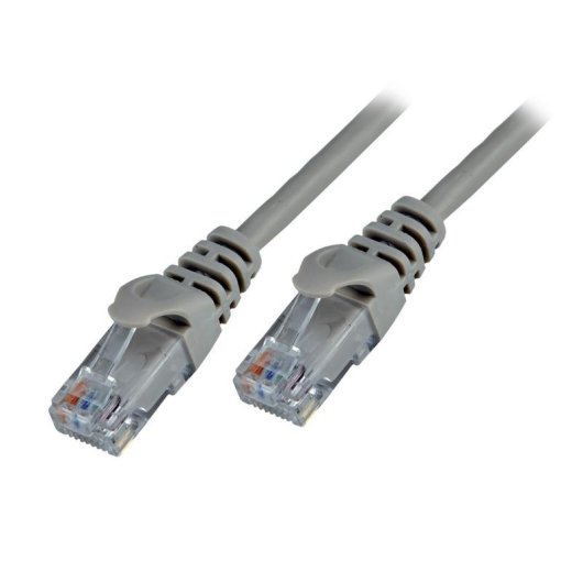 Cable de red MCL Cat6 U/UTP 1 m Gris RJ-45
