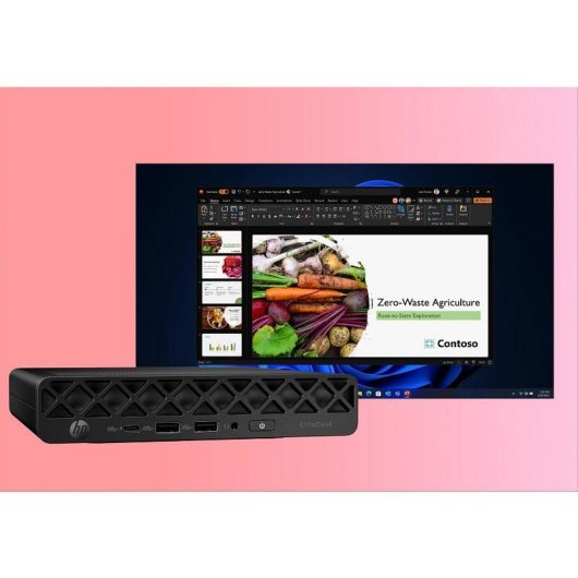 Mini PC HP EliteDesk 8 Mini G1i Intel Core Ultra 5 235T/8GB/256GB SSD/Intel Graphics/Windows 11 Pro/AI Boost