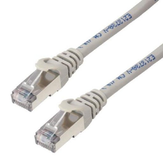 Cable de red MCL Cat6a F/UTP 20 m Gris