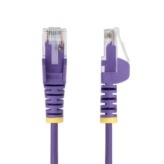 Cable de red StarTech.com N6PAT25CMPLS Cat6 UTP 0,25 m púrpura