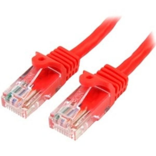 Netzwerkkabel StarTech Cat5e 2m rot RJ45 ohne Haken
