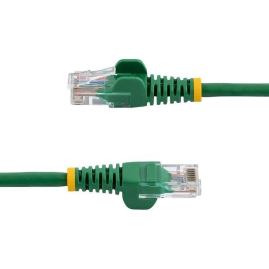 Netzwerkkabel Cat5e StarTech 2m Grün RJ45 ohne Haken PoE