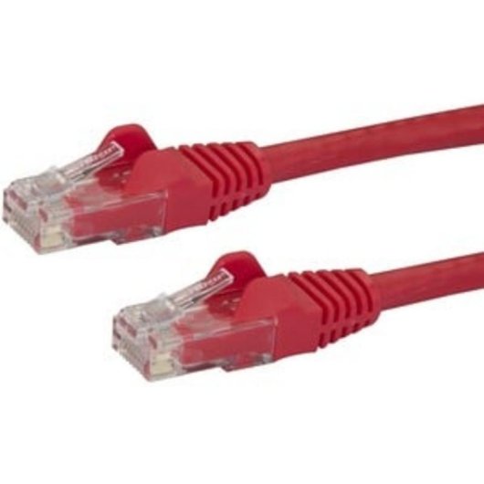 Cable de red StarTech Cat6 UTP de 10 metros rojo con conectores RJ45