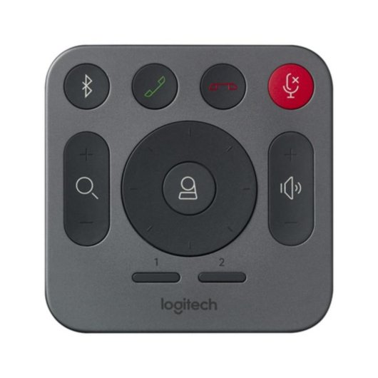Comando Remoto Logitech Rally Ultra-HD ConferenceCam RF sem fios Preto