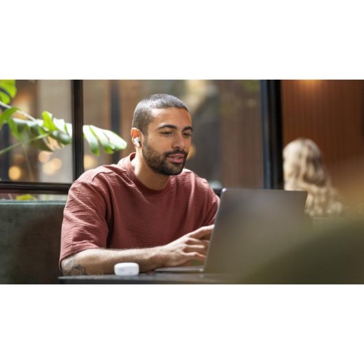 Auriculares Philips TAT2100 inalámbricos Bluetooth 6.0 para llamadas y música blancos
