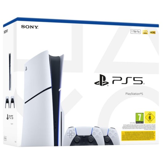 Sony PlayStation 5 Slim Chasis E + 2x Mandos DS + EA SPORTS FC 26