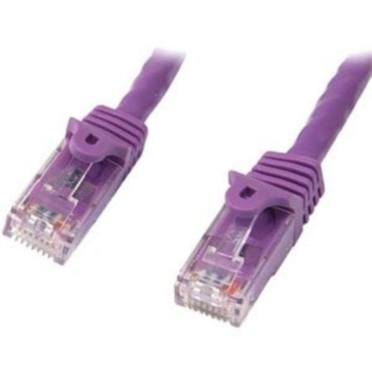 Cable réseau StarTech Cat5e UTP 10 m violet RJ45 sans accrocs