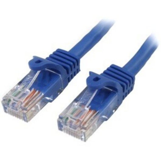 Cable réseau StarTech Cat5e UTP 10 m bleu RJ45 sans accrocs