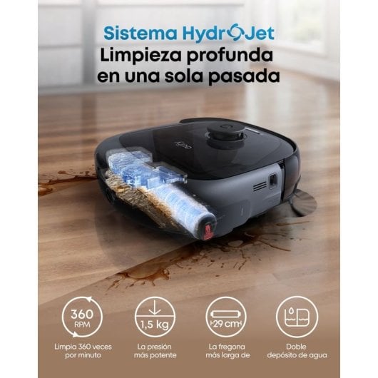 Robot Aspirador Eufy Omni E28 con Autovaciado Navegación Inteligente 20.000 Pa